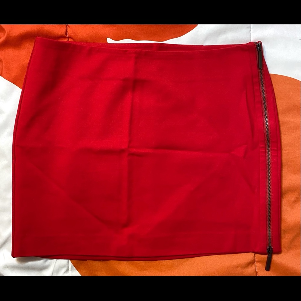 AX Armani Exchange red Mini skirt